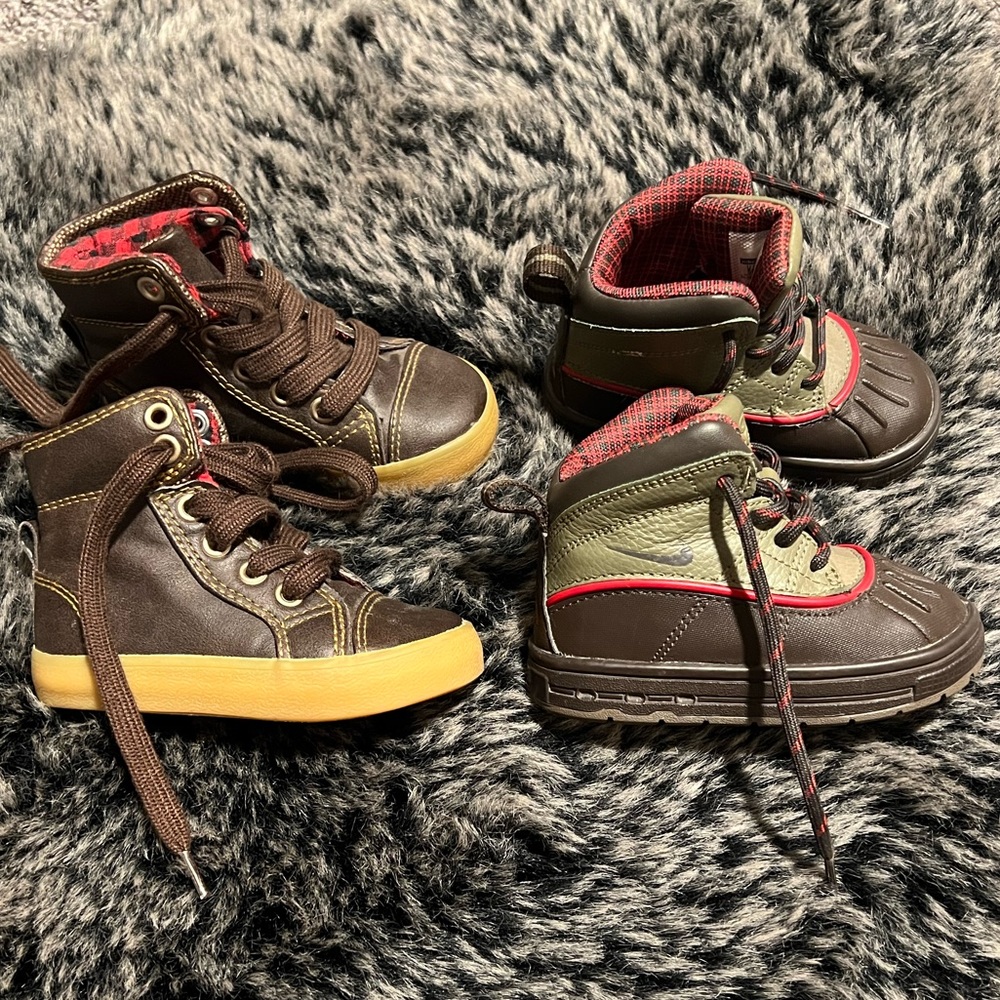Two size 5c toddler shoes. GAP and NIKE brands